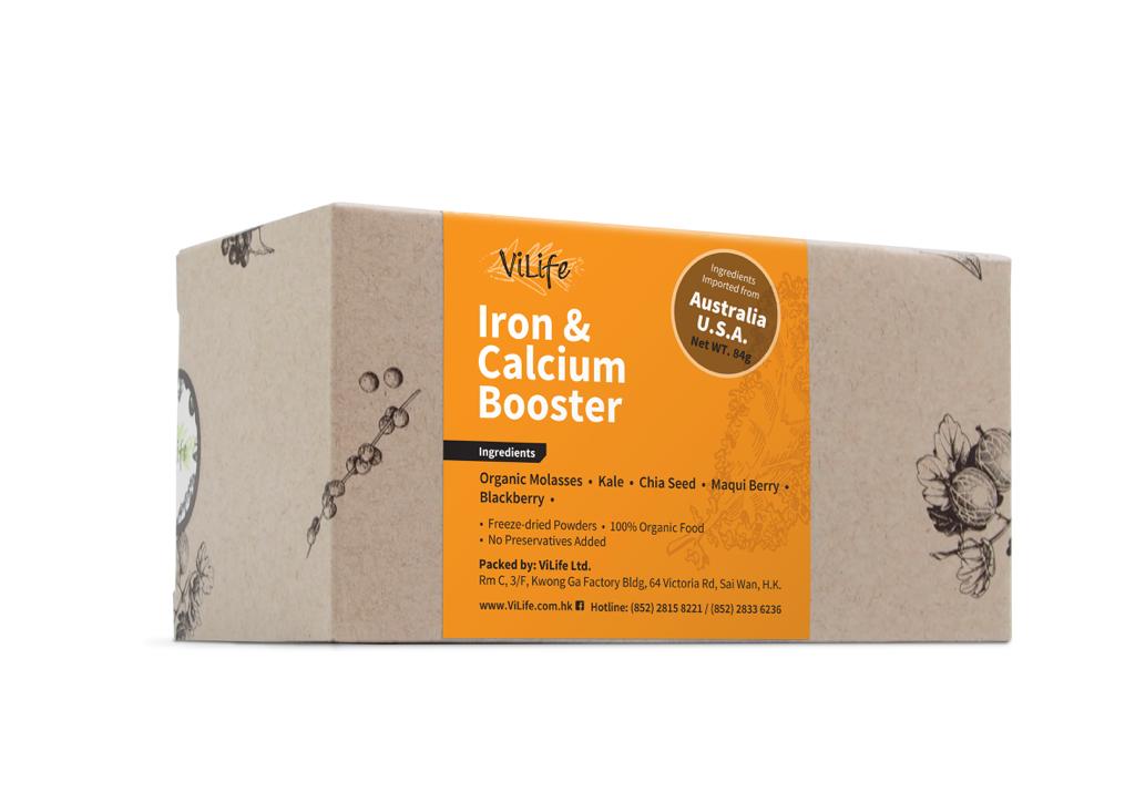 Organic Iron & Calcium Booster